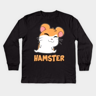 Cute Hamster Kids Long Sleeve T-Shirt